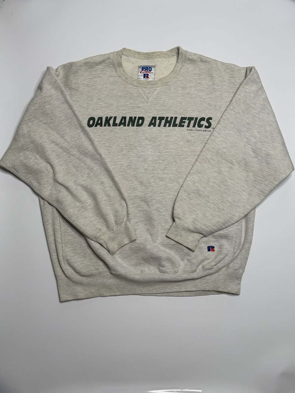 Vintage Russell Athletic Oakland Athletics Crewneck Sweatshirt